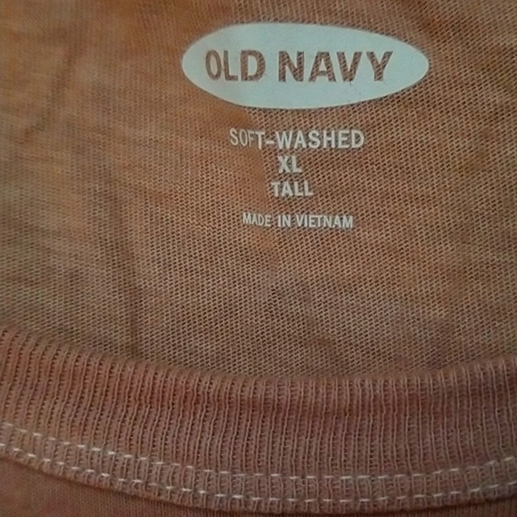 Big and Tall Salmon Color Long Sleeve - Picture 2 of 2